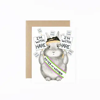 I'm With Hare Card