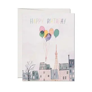 Paris Balloons Card