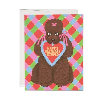 Birthday Poodle Card
