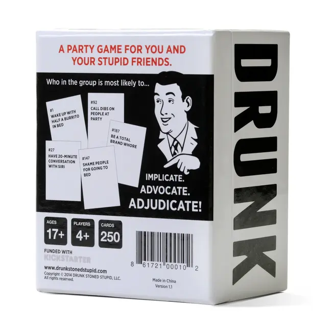 Drunk Stoned or Stupid - A Party Game