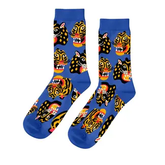Yellow Owl Mens Socks - Wild Cats