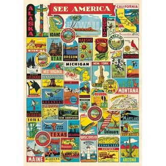 Cavallini Vintage Poster - See America