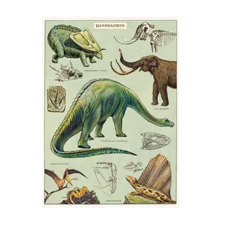 Vintage Poster - Dinosaurs