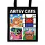 Artsy Cats Reusable Shopping Bag