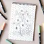 Premium Coloring Book - Wildflowers