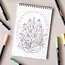 Premium Coloring Book - Wildflowers