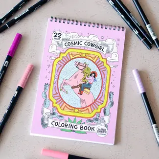 Premium Coloring Book - Cosmic Cowgirl
