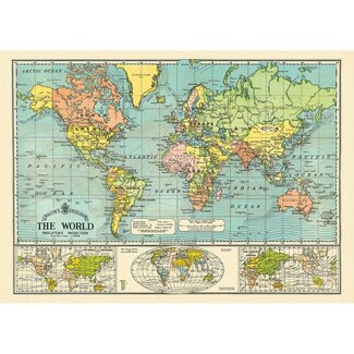 Cavallini Vintage Poster - World Map 6