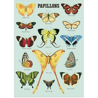 Cavallini Vintage Poster - Papillons