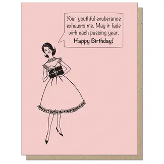Guttersnipe Press Exuberance Birthday Card