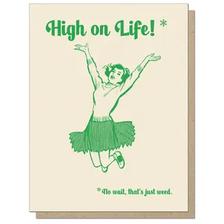 Guttersnipe Press High On Life Card