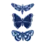 Tattly Temporary Tattoo Pair - Sapphire Moths