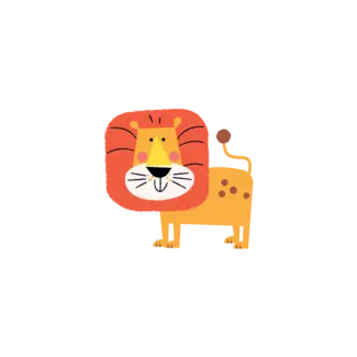 Tattly Temporary Tattoo Pair - Leo Lion