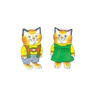 Tattly Temporary Tattoo Pair - Huckle & Sally