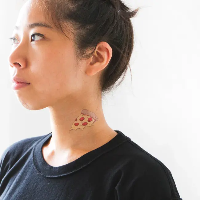 Tattly Temporary Tattoo Pair- Pizza Slice