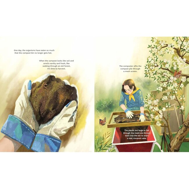 Inside the Compost Bin