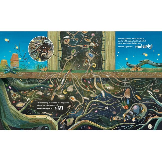 Inside the Compost Bin