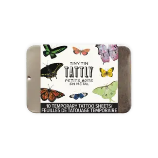 Tattly Tiny Tattoo Tin Set (10) - Tiny Butterfly