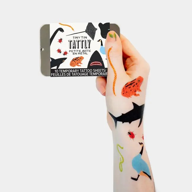 Tattly Tiny Tattoo Tin Set (10) - Animals