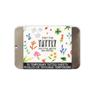 Tattly Tiny Tattoo Tin Set (10) - Imaginary Garden