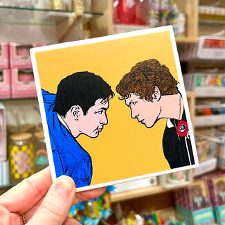 Amy May Pop Art Heated Rivalry Coaster