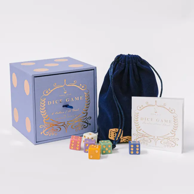 Luxe 60 piece Dice Set w/Game Booklet