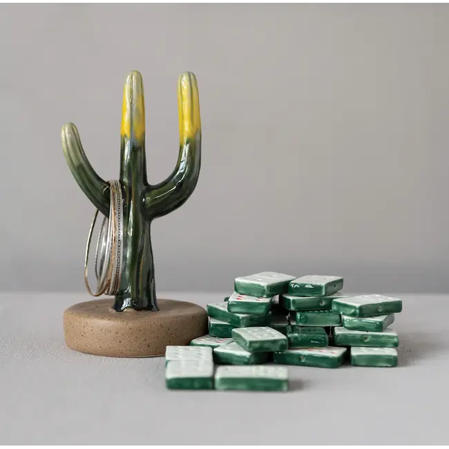 Stoneware Dominoes Set
