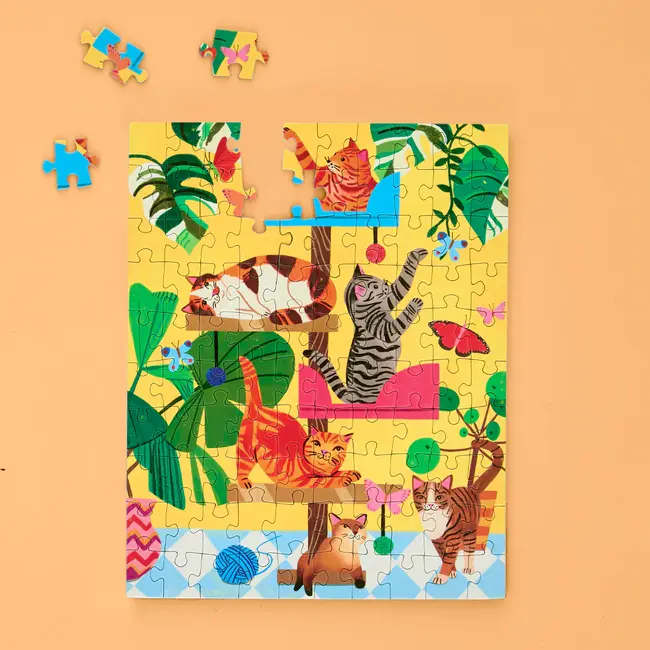 Cat Tree Puzzle Snax 100 Piece