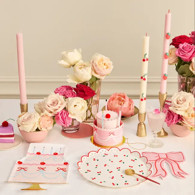 Cherry Table Candles (2)