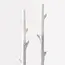 Silver Dipped Stick Candles (2)