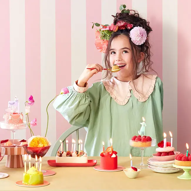 Rainbow Twisted Mini Candles (50)