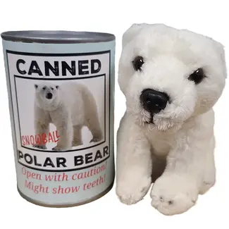 Snowball the Canned Polar Bear