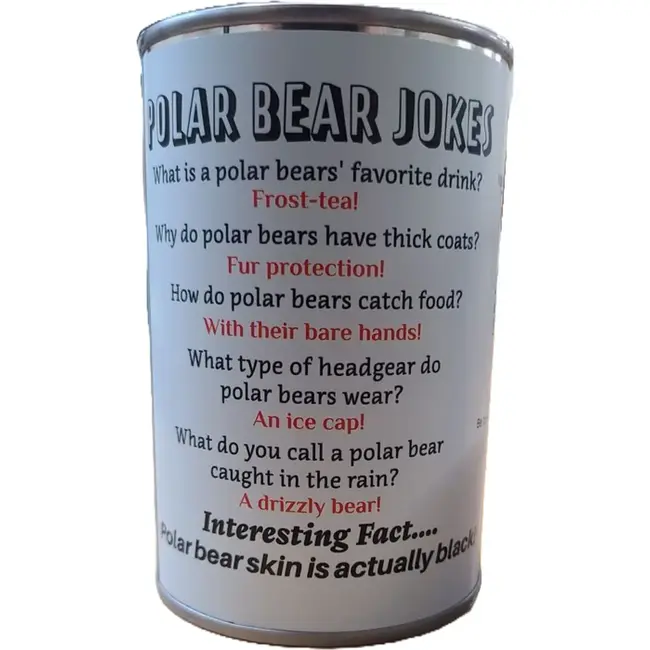 Snowball the Canned Polar Bear