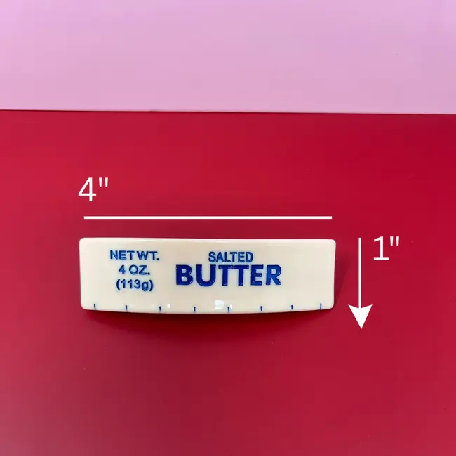 Salted Yellow Butter French Barrette