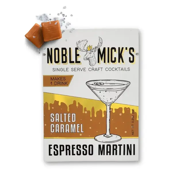 Salted Caramel Espresso Martini Single Serve Cocktail Mix