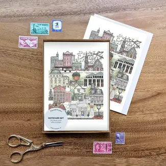 Papermill Creative Downtown Raleigh NC Notecard Boxed Set (5)