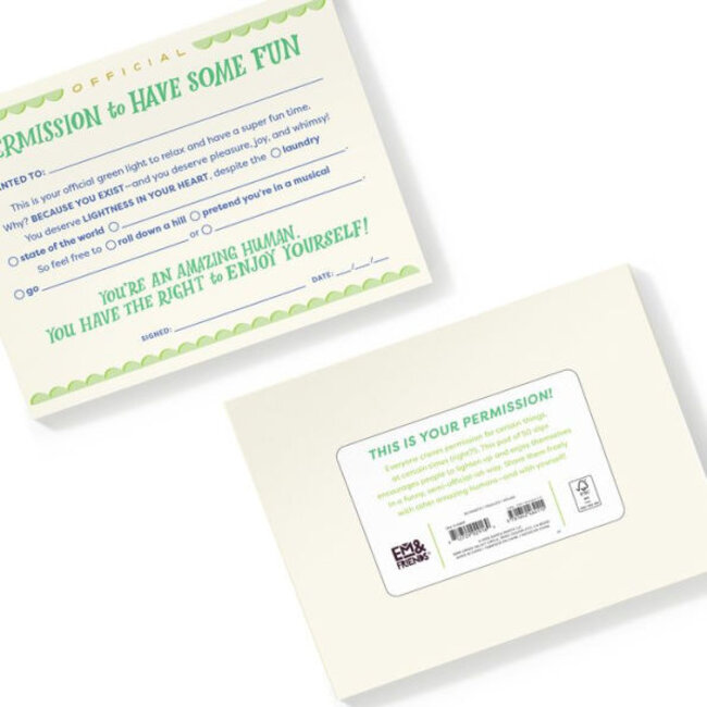 Permission to Have Some Fun Notepad