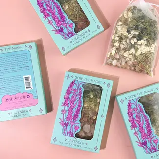Sow the Magic Tarot Botanical Bath Tea Box - Lavender Lovers