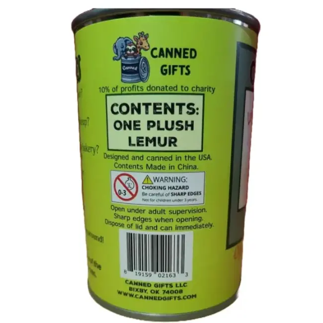 Louie Lemur Canned