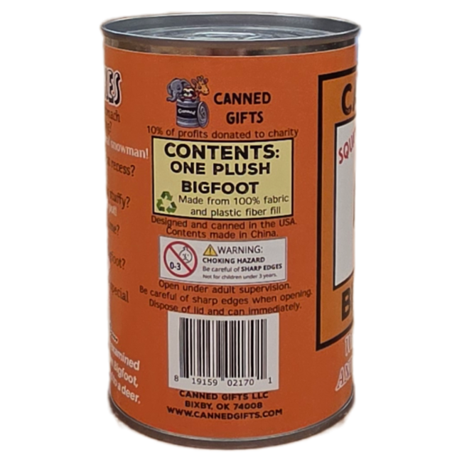 Canned Bigfoot