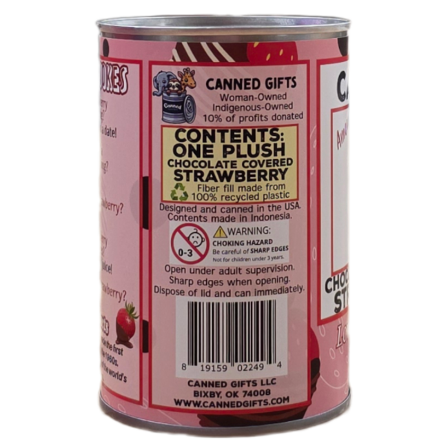 Canned Chocolate Covered Strawberry
