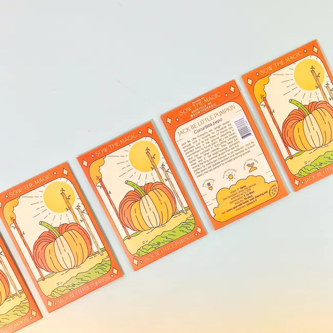 Sow the Magic Tarot Garden + Gift Seed Packet - Jack Be Little Pumpkin