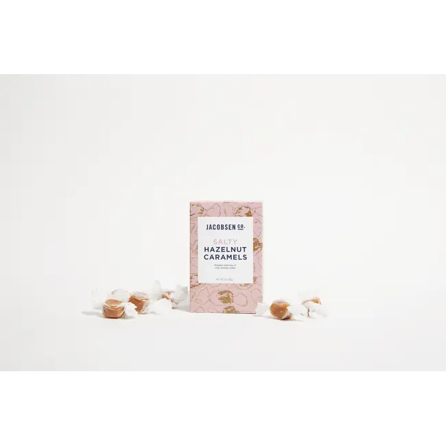 Salty Hazelnut Caramels