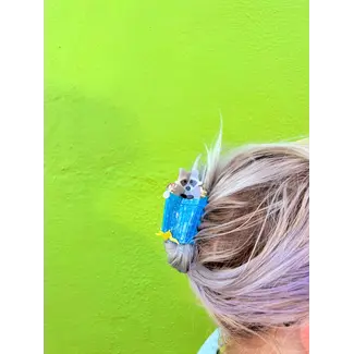 Trash Panda Raccoon Hair Claw