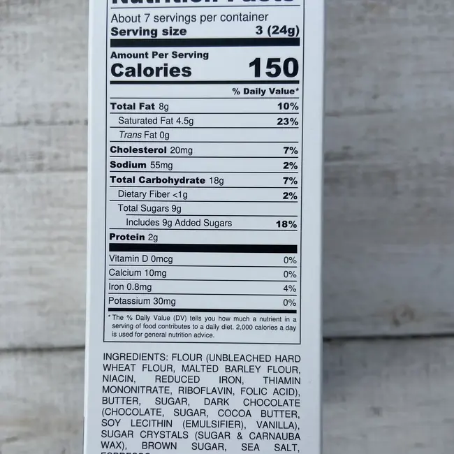 Sweater Box Confections Salted Chocolate Espresso Shortbread