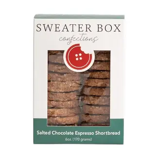 Sweater Box Confections Salted Chocolate Espresso Shortbread