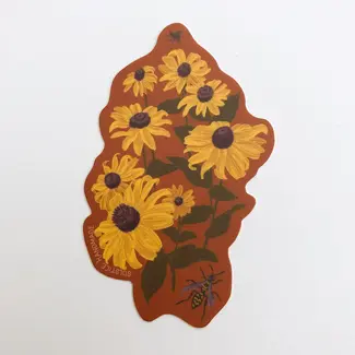 Solstice Handmade Black Eyed Susan Sticker