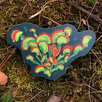 Solstice Handmade Venus Flytrap Sticker