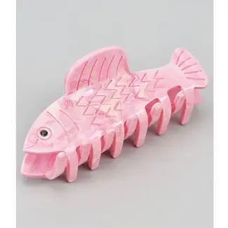 Pink Fish Hair Clip