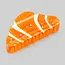 Cloud-Shaped Hair Clip Orange Rhinestones